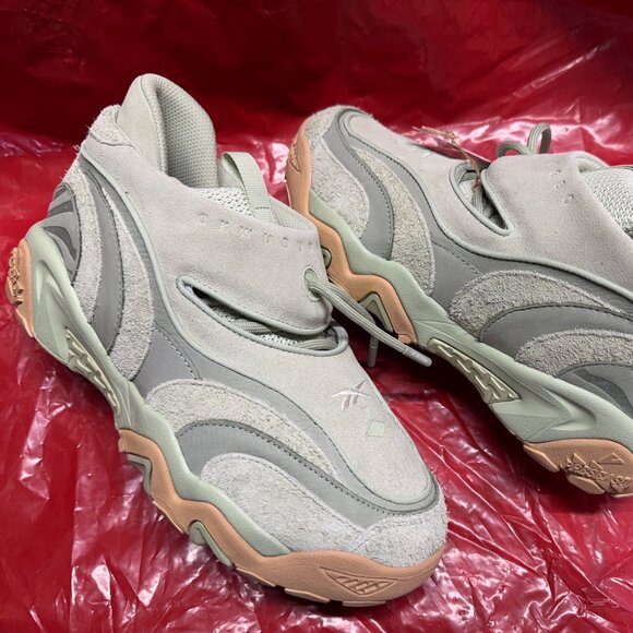 BNWT Reebok Footwear Reebok X Tobe Chukwu Otu shoes, mint/mint/black, size 8.5 - Picture 1 of 5